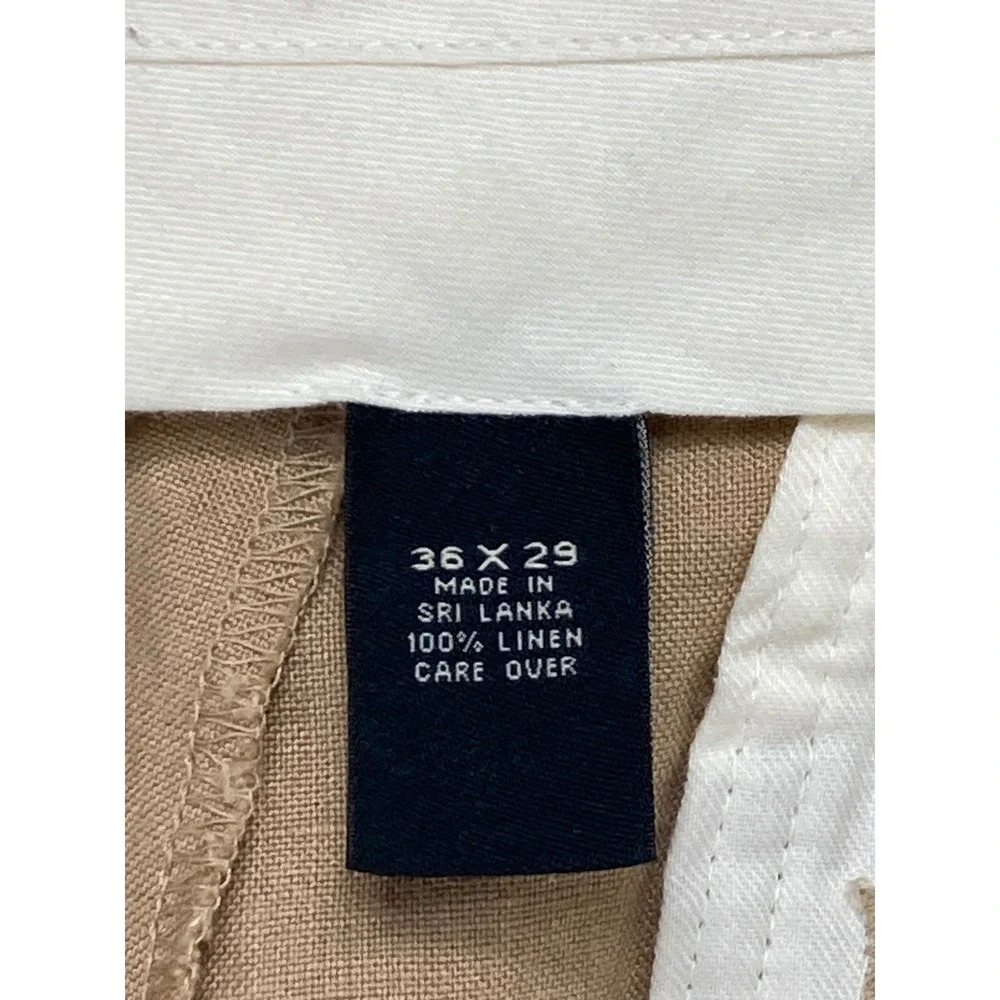 Jos. A. Bank Traveler's Collection Pleated Linen Dress Pants Mens 36x29 Office
